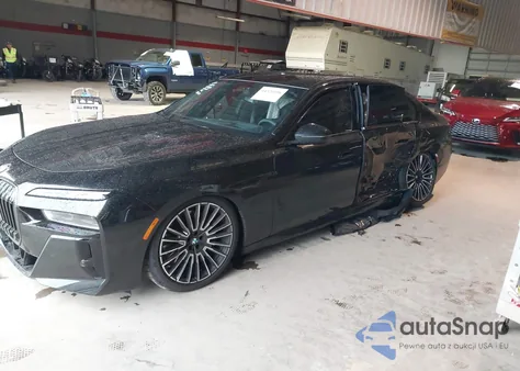 2026 BMW 740I xDrive from USA, damaged, VIN WBA33EH08TCW67114